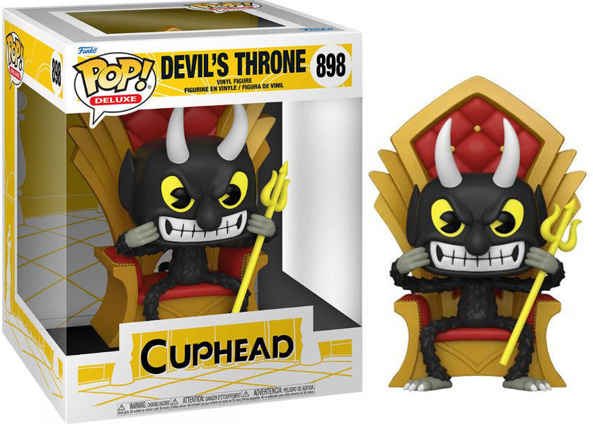 Figura Funko Pop! Deluxe - Devil`s Throne: Cuphead 10" ( 25 Cm) (898)