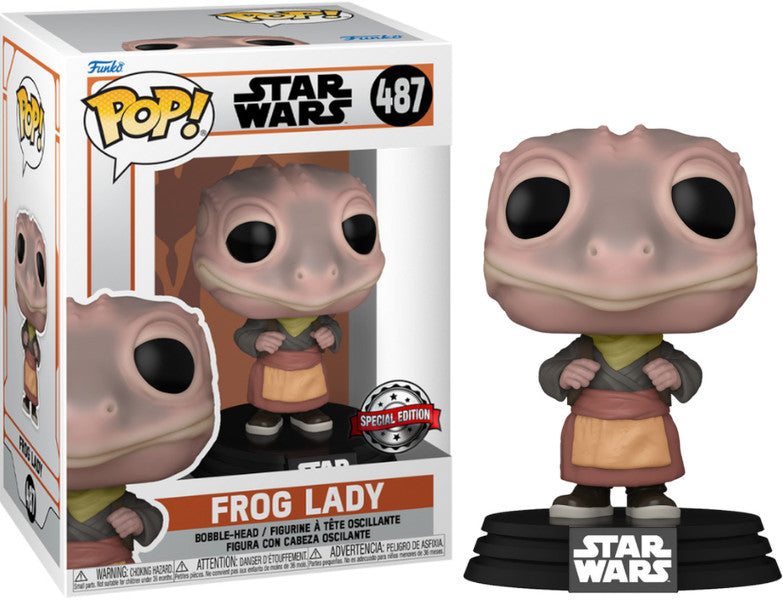 Figura Funko Pop! Star Wars: Frog Lady (487) Special Edition