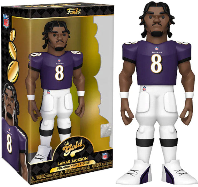Figura Funko Pop! Gold 12" Nfl: Ravens - Lamar Jackson (30 Cm)