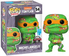 Figura Funko Pop! Art Series - Teenage Mutant Ninja Turtles: Michelangelo (54) Special Edition