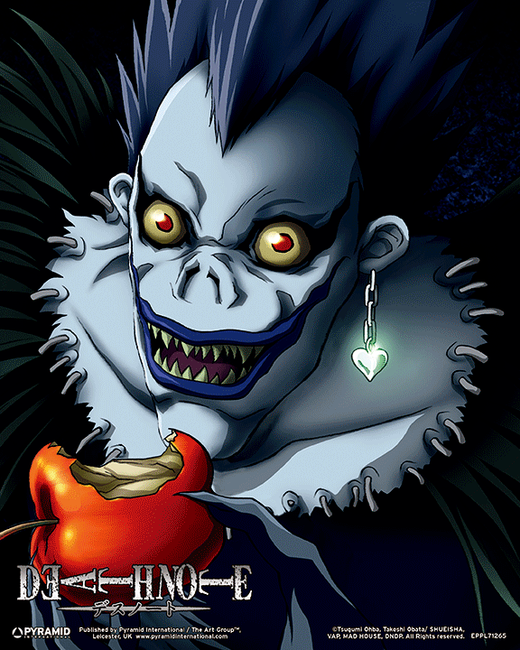 Cuadro 3d Death Note Light Ryuk