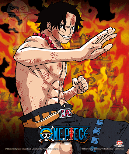 Cuadro 3d One Piece (brothers Burning Rage)