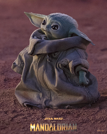 Cuadro 3d Star Wars (grogu)
