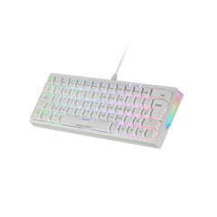 Teclado Mecanico Mkminipro Switch Blue Rgb Blanco Mars Gaming