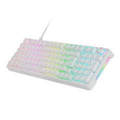 Teclado Mecanico Mkpro Switch Linear Silent Rgb Blanco Mars Gaming
