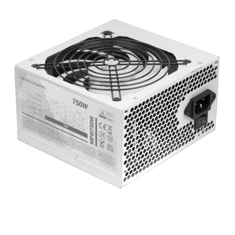 Fuente Alim. 750w 85% Ef Blanco Mars Gaming
