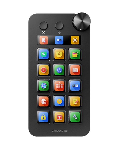 Plataforma De Control Delgada Msd-neo Negro Mars Gaming