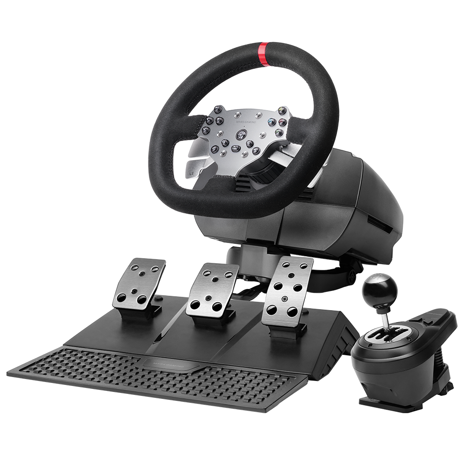 Volante Mwh-rsx Racing Wheel Force Feedback 1080 Negro Mars Gaming