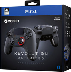 Mando Nacon Wireless Pro Controller Revolution Unlimited Black (negro) Playstation 4 PS4