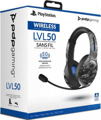 Cascos Pdp Auriculares Lvl50 Wireless Negro Camo (ps5) Playstation 4 PS4