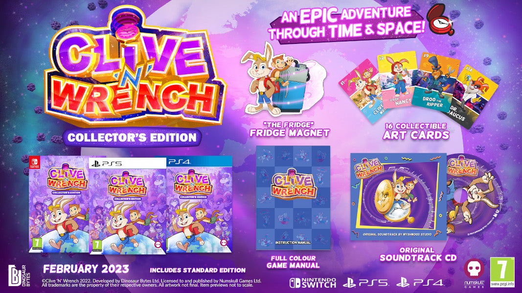Clive 'n' Wrench Collector Edition Sony Playstation 4 PS4