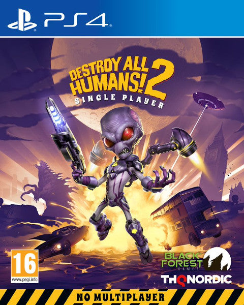 Destroy All Humans! 2 Single Player Sony Playstation 4 PS4