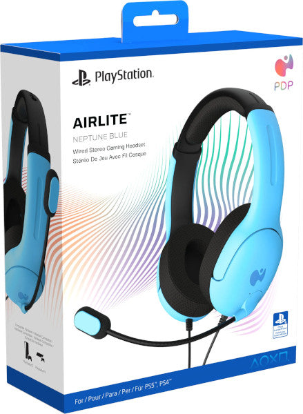 Accesorio Pdp Airlite Wired Headset Neptune Blue (ps4) Playstation 5 PS5