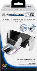 Estación de carga Blackfire Dual Charging Dock Rgb Led Psportal+dualsense Playstation 5 PS5