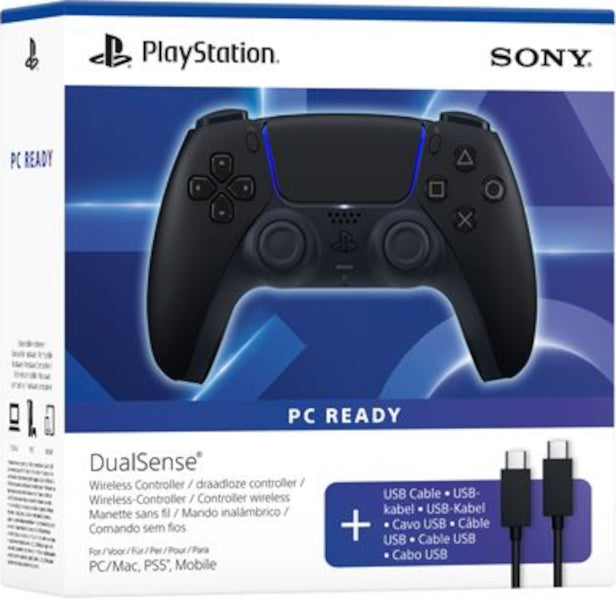 Mando Dualsense Wireless Controller Midnight Black (negro) + Usb Cable Playstation 5 PS5
