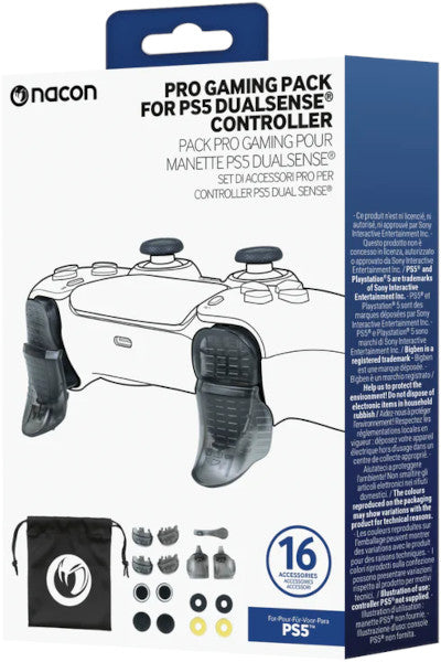 Grips Nacon Pro Gaming Pack For Ps5 Dualsense Controller ( 16 Accessories ) Playstation 5 PS5