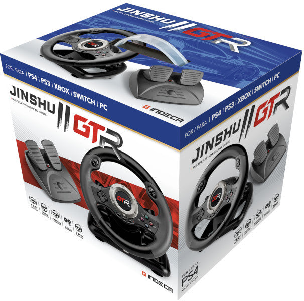 Volante Indeca Racing Wheel Jinshu Ii Gtr (ps4/xbx/switch/pc) Playstation 4 PS4