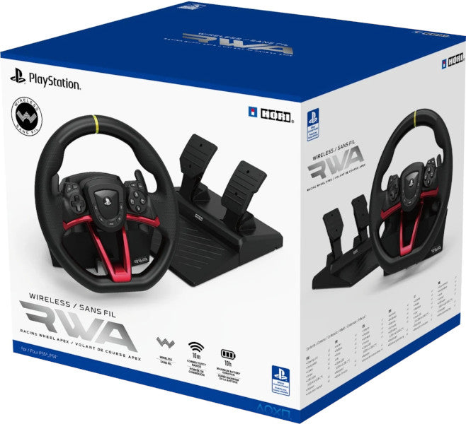 Volante Hori Wireless Sans Fil Rwa Racing Wheel Apex (ps5/ps4/pc) Playstation 5 PS5