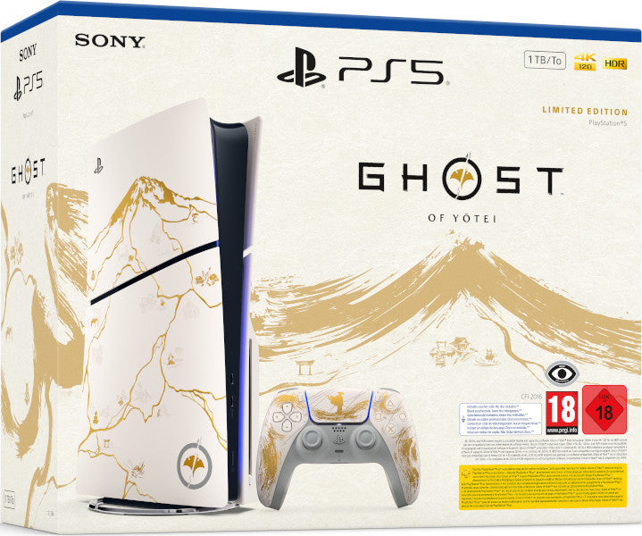 Consola Slim Edition + Dualsense (1tb) Ghost Of Yotei Gold Limited Edition