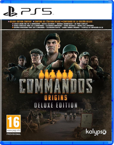 Commandos: Origins - Deluxe Edition - Sony Playstation 5 PS5