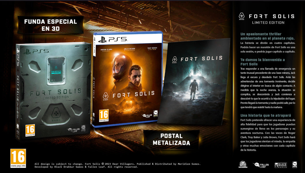 Fort Solis Limited Edition Sony Playstation 5 PS5