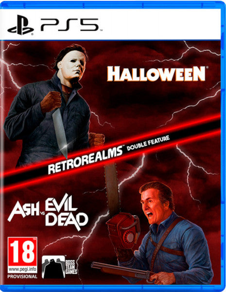 Retrorealms Double Feature: Halloween And Ash Vs Evil Dead (2&1) Sony Playstation 5 PS5