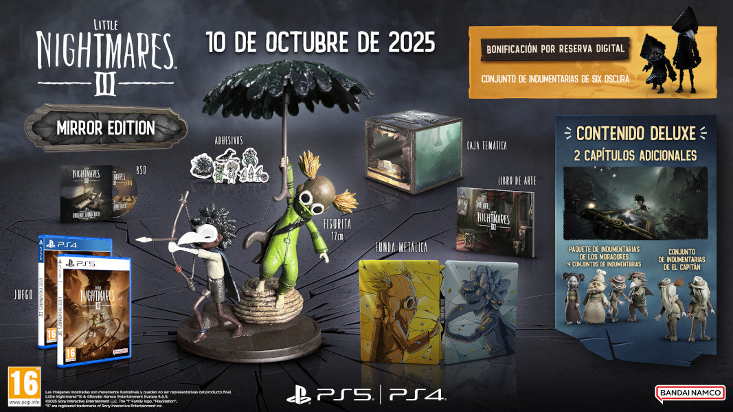 Little Nightmares Iii Mirror Edition Sony Playstation 5 PS5