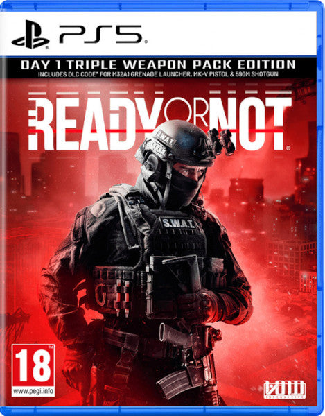 Ready Or Not (triple Weapon Pack Edition) Day One Edition Sony Playstation 5 PS5