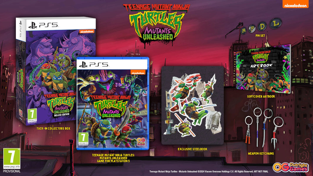 Teenage Mutant Ninja Turtles: Mutants Unleashed - Deluxe Edition Sony Playstation 5 PS5