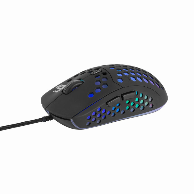 Raton Gaming Gembird Usb Con Retroiluminacion Rgb, 6 Botones