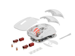 Raton Gaming Genesis Zircon Xiii Customizable Inalambrico 26000 Dpi Blanco