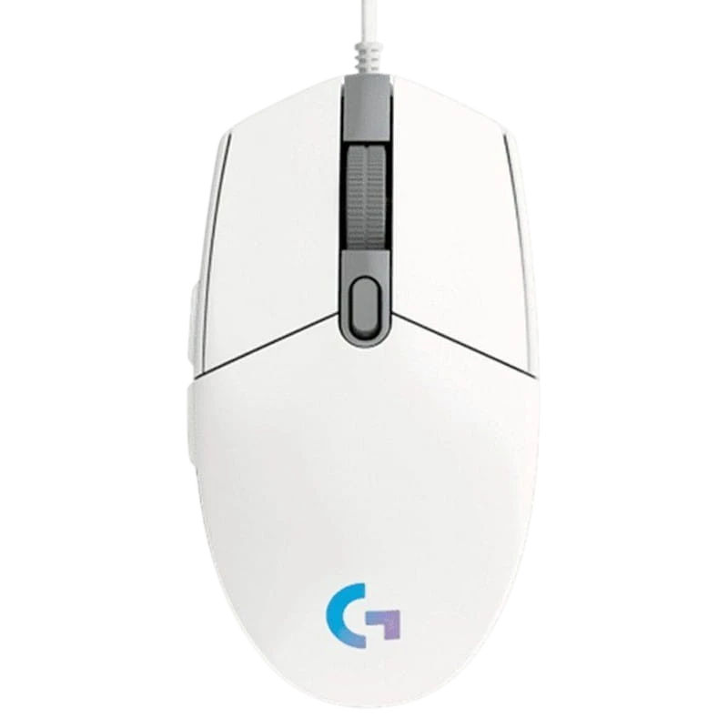 Ratón Gaming Logitech G102 Lightsync Blanco - 8000DPI