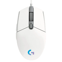 Ratón Gaming Logitech G102 Lightsync Blanco - 8000DPI