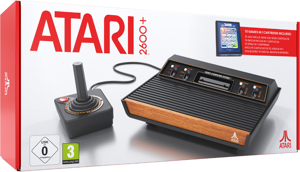 RETRO Atari 2600+ (10 Juegos Incluidos)