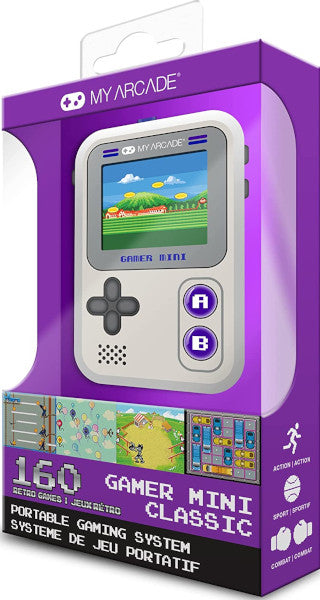 RETRO My Arcade Gamer Mini Gris/lila (160 Games)