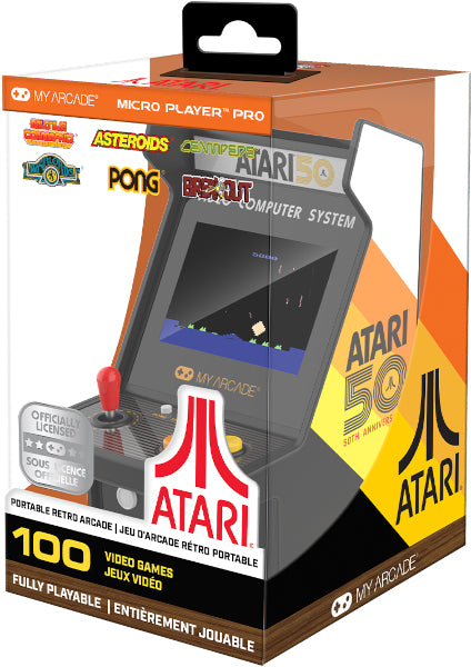 RETRO My Arcade Micro Player Pro Atari (100 Games)