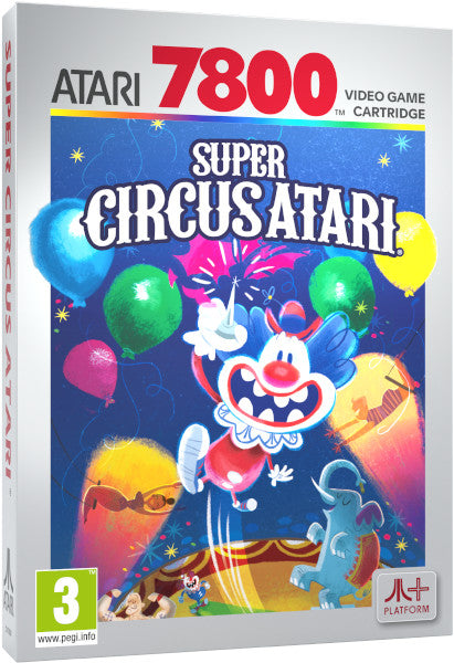 Atari 7800 Super Circus Atari (compatible:2600+/7800+/7800/cx78+/cx78/cx40+/cx40/pro Line)