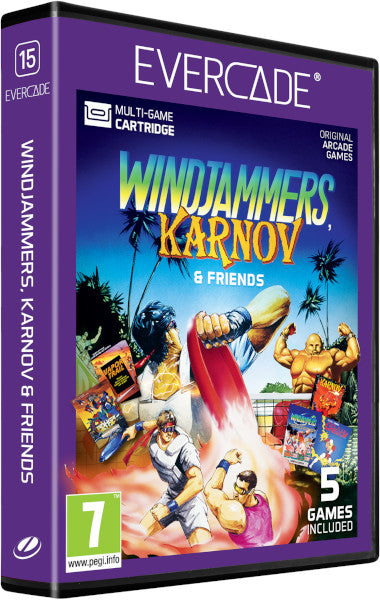 Evercade Windjammers, Karnov & Friends