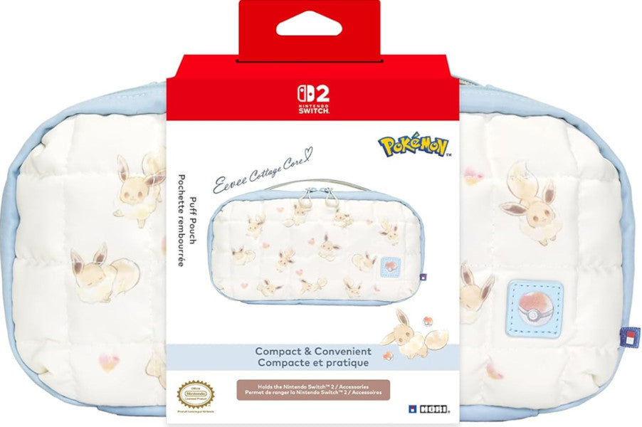 Hori Compact & Convenient Puff Pouch Eevee ( Switch / Oled ) (nsx-086e)