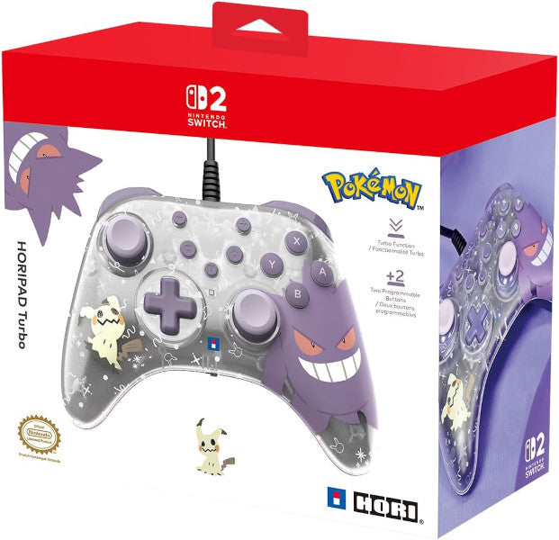 Hori Horipad Pokemon Turbogengar Y Mimikyu ( Switch / Oled )