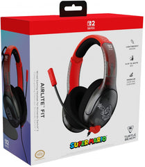 Turtle Beach Airlite Fit Wired Gaming Headset Super Mario (switch/oled/lite)