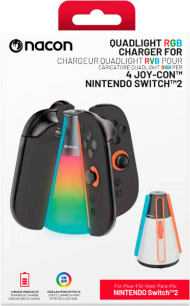 Nacon Quadlight Rgb Charge For 4 Joy-con