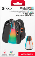 Nacon Quadlight Rgb Charge For 4 Joy-con