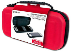 Nacon Rigid Transport Case Red ( Switch 2 / Switch / Oled / Lite )