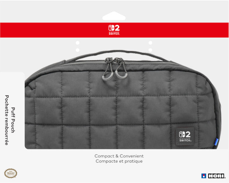 Hori Puff Pouch Black (funda Acolchada Negra) ( Switch2 / Switch / Oled )
