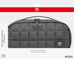 Hori Puff Pouch Black (funda Acolchada Negra) ( Switch2 / Switch / Oled )