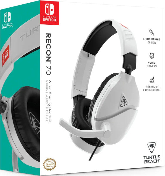 Turtle Beach Wired Gaming Headset White (blanco) (switch/oled/lite)