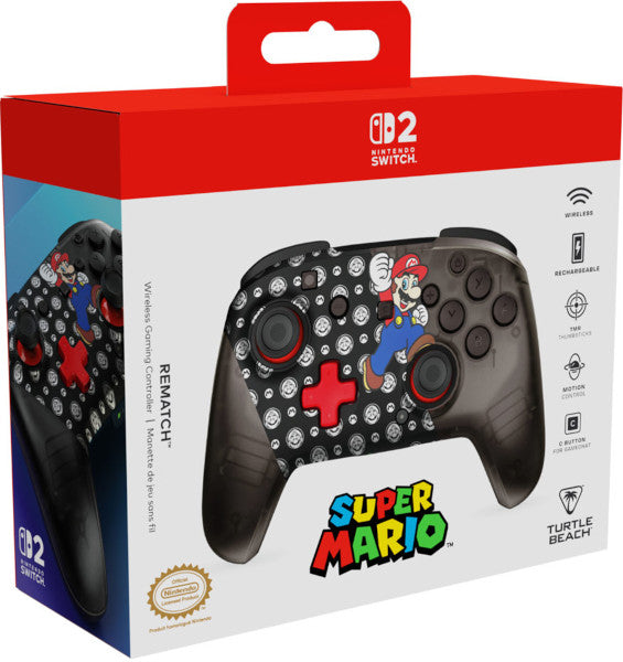 Turtle Beach Rematch Wireless Controller Super Mario Jump (switch/oled/lite)