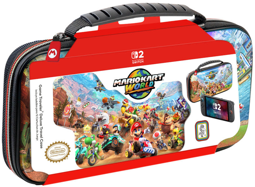 Game Traveler Deluxe Travel Case Mario Kart World Case Ns212 Mkw ( Switch 2 / Switch / Oled )