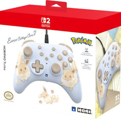 Horipad Turbo Wired Controller Eevee ( Switch 2 / Switch / Oled )